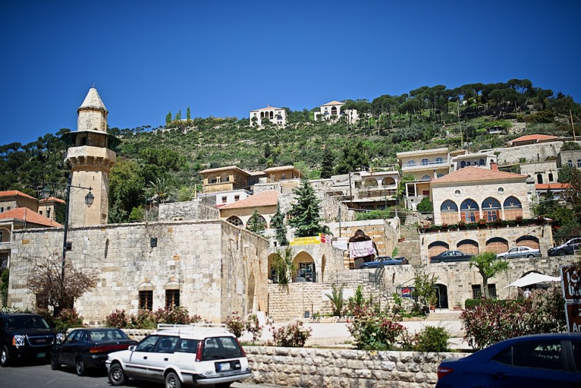 Blick auf die Moschee